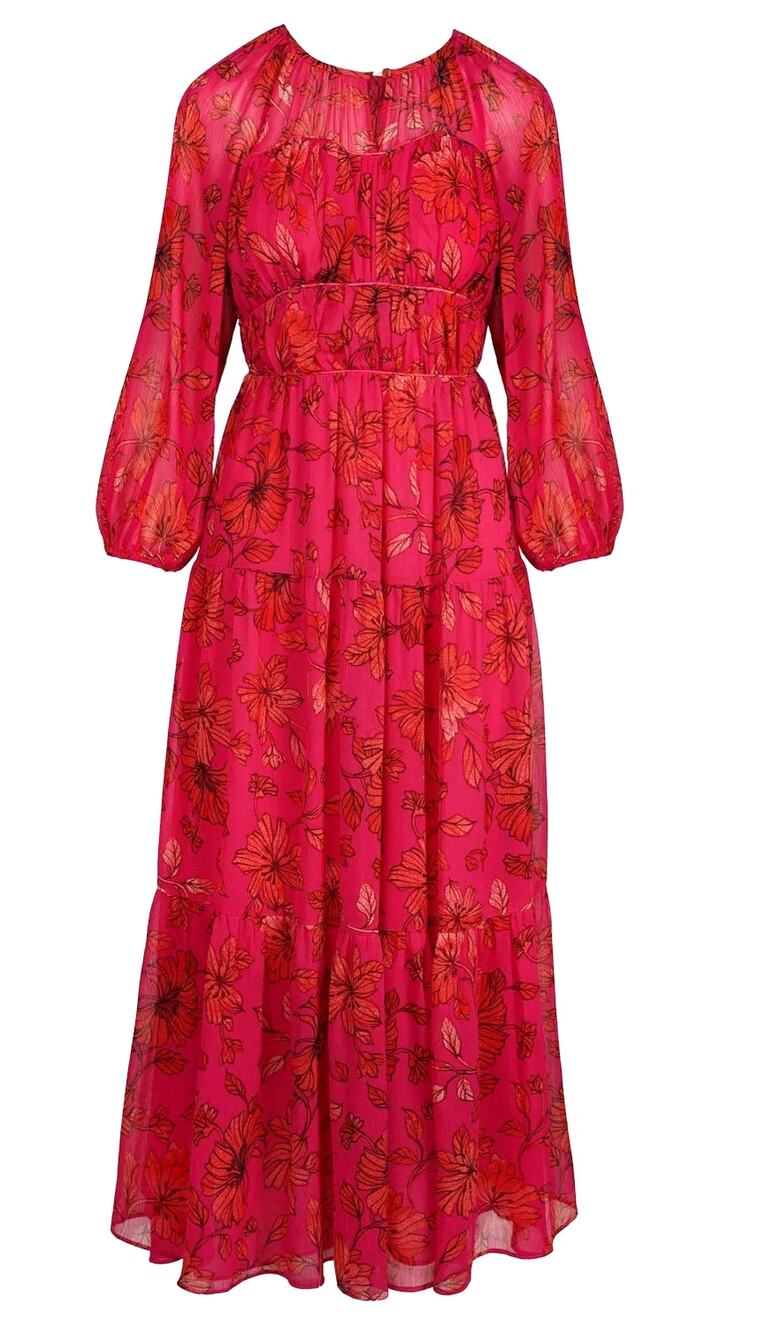 Size XS | JESSICA SIMPSON Women’s Sasha Tiered Empire Waist Maxi Dress | NWT
